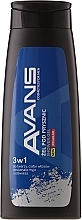 Fragrances, Perfumes, Cosmetics Shower Gel 3in1 - Avans Regular 3in1 Shower Gel Men