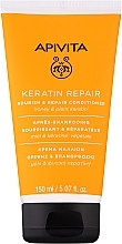 Fragrances, Perfumes, Cosmetics Honey and Vegetable Keratin Nourishing and Regenerating Conditioner - Apivita Keratin Repair Nourish & Repair Conditioner with Honey & Plant Keratin