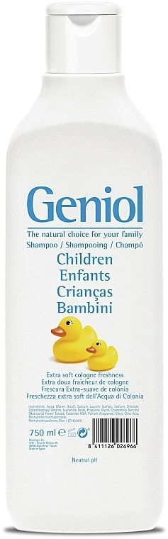 Softening Kids Shampoo "No Tears" - Geniol Shampoo — photo N1