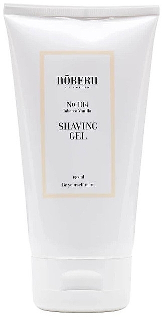 Shaving Gel - Noberu Of Sweden №104 Tobacco Vanilla Shaving Gel — photo N1