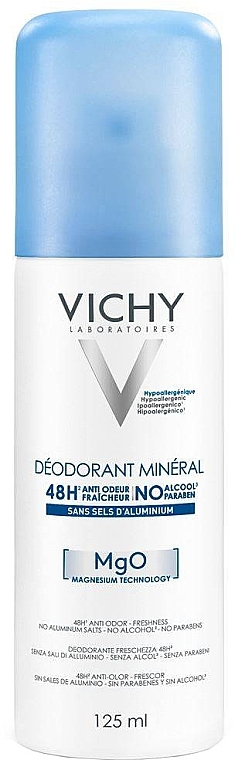 Mineral Deodorant Spray - Vichy Mineral Deodorant Spray 48H Sensitive Skin — photo N2