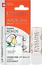 Fragrances, Perfumes, Cosmetics Lip Balm - Eveline Cosmetics Vaseline Lip Balm Sweet Coconut