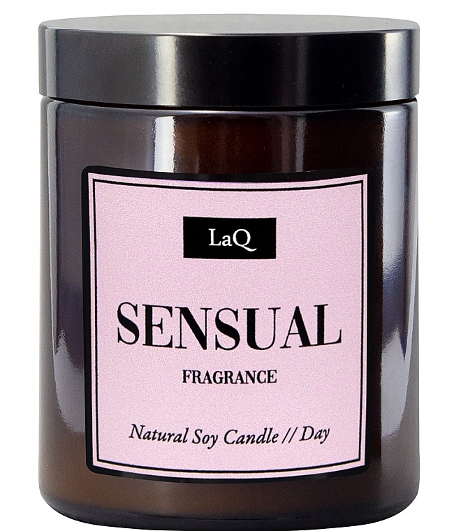 Natural Soy Candle - LaQ Sensual Day — photo N1