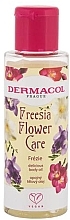 Fragrances, Perfumes, Cosmetics Body Oil with Lotus Extract - Dermacol Freesia Flower Care Body Oil