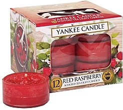 Fragrances, Perfumes, Cosmetics Tea Light Candles - Yankee Candle Scented Tea Light Candles Red Raspberry