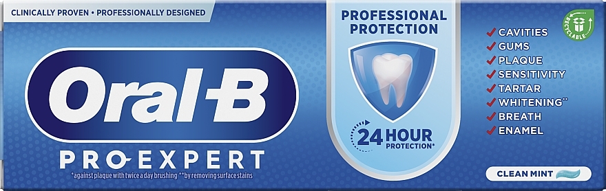 Fresh Mint Toothpaste - Oral-B Pro-Expert Professional Protection Toothpaste Fresh Mint — photo N17