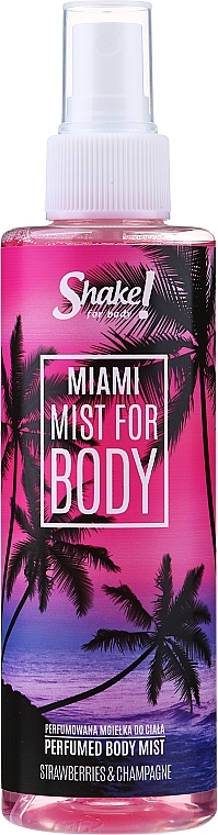 Shake for Body Perfumed Body Mist Miami Strawberries & Champagne - Perfumed Body Mist — photo N2