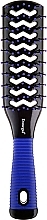 Fragrances, Perfumes, Cosmetics Double-Sided Hair Brush, 9048, dark blue - Donegal