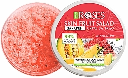 Fragrances, Perfumes, Cosmetics Watermelon, Melon & Honey Face & Body Scrub - Nature of Agiva Roses Body Fruit Salad Nourishing Sugar Scrub