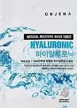 Fragrances, Perfumes, Cosmetics Sheet Face Mask with Hyaluronic Acid - Orjena Natural Moisture Hyaluronic Mask Sheet