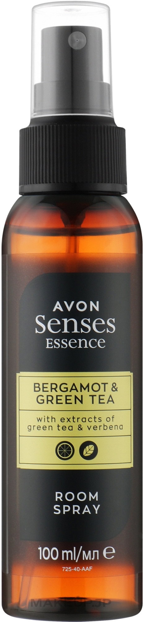 Bergamot & Green Tea Room Spray - Avon Senses Essence Bergamot & Green Tea Room Spray — photo 100 ml