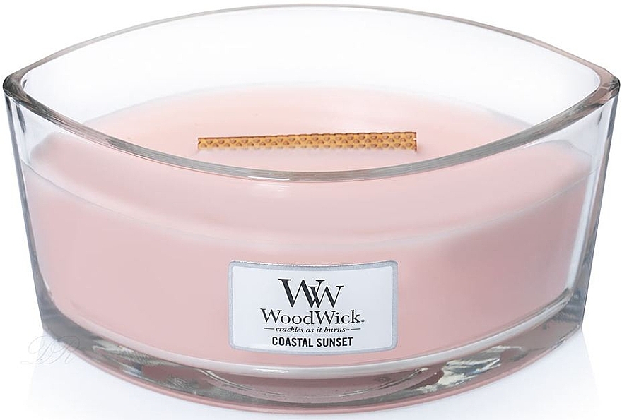 Scented Candle in Glass - WoodWick Coastal Sunset Hearthwick — photo N1