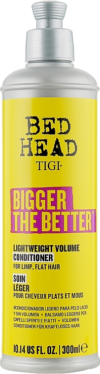 Volume Conditioner - Tigi Bed Head Bigger The Better Lightweight Volume Conditioner — photo N2