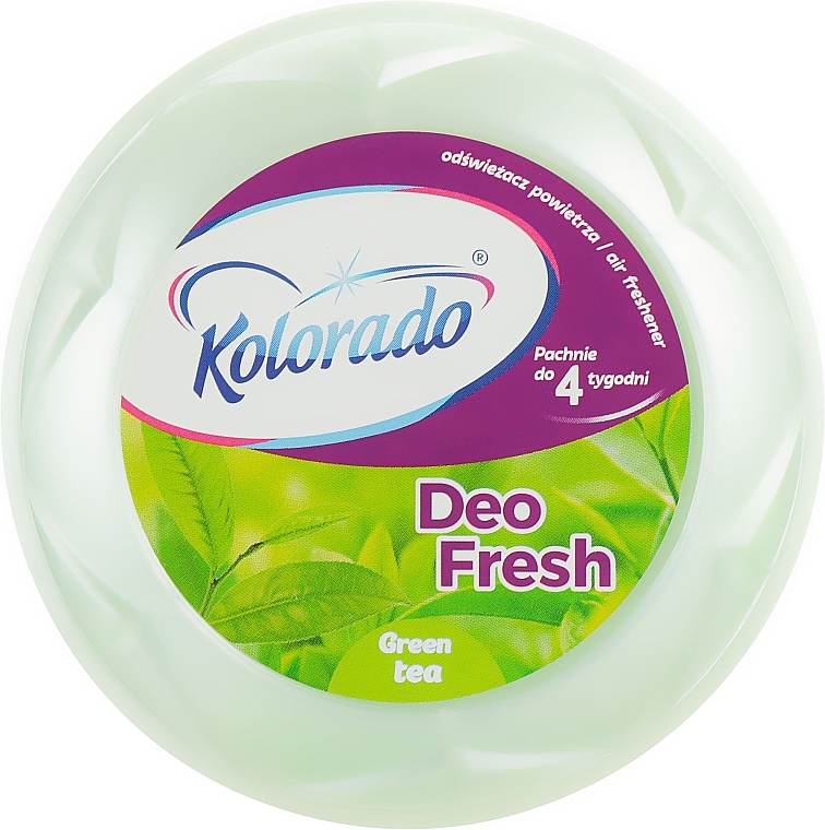 Gel Air Freshener "Green Tea" - Kolorado Deo Fresh Deluxe — photo N1