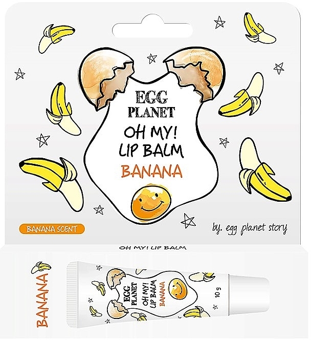 Banana Lip Balm - Daeng Gi Meo Ri Egg Planet Oh My! Lip Balm Banana — photo N1