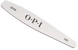 Nail File, silver, 240 grit - OPI. Edge White File — photo N2