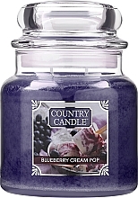 Fragrances, Perfumes, Cosmetics Scented Candle in Jar - Country Candle Blueberry Cream Pop