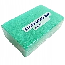 Fragrances, Perfumes, Cosmetics Cosmetic Colored Pumice 8 x 5 cm, turquoise - Milmor Callus Remover Pumice