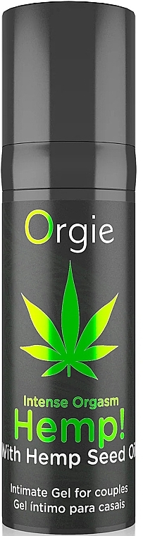 Energizing Gel with Hemp Oil - Orgie Hemp! Intense Orgasm Intimate Gel — photo N1