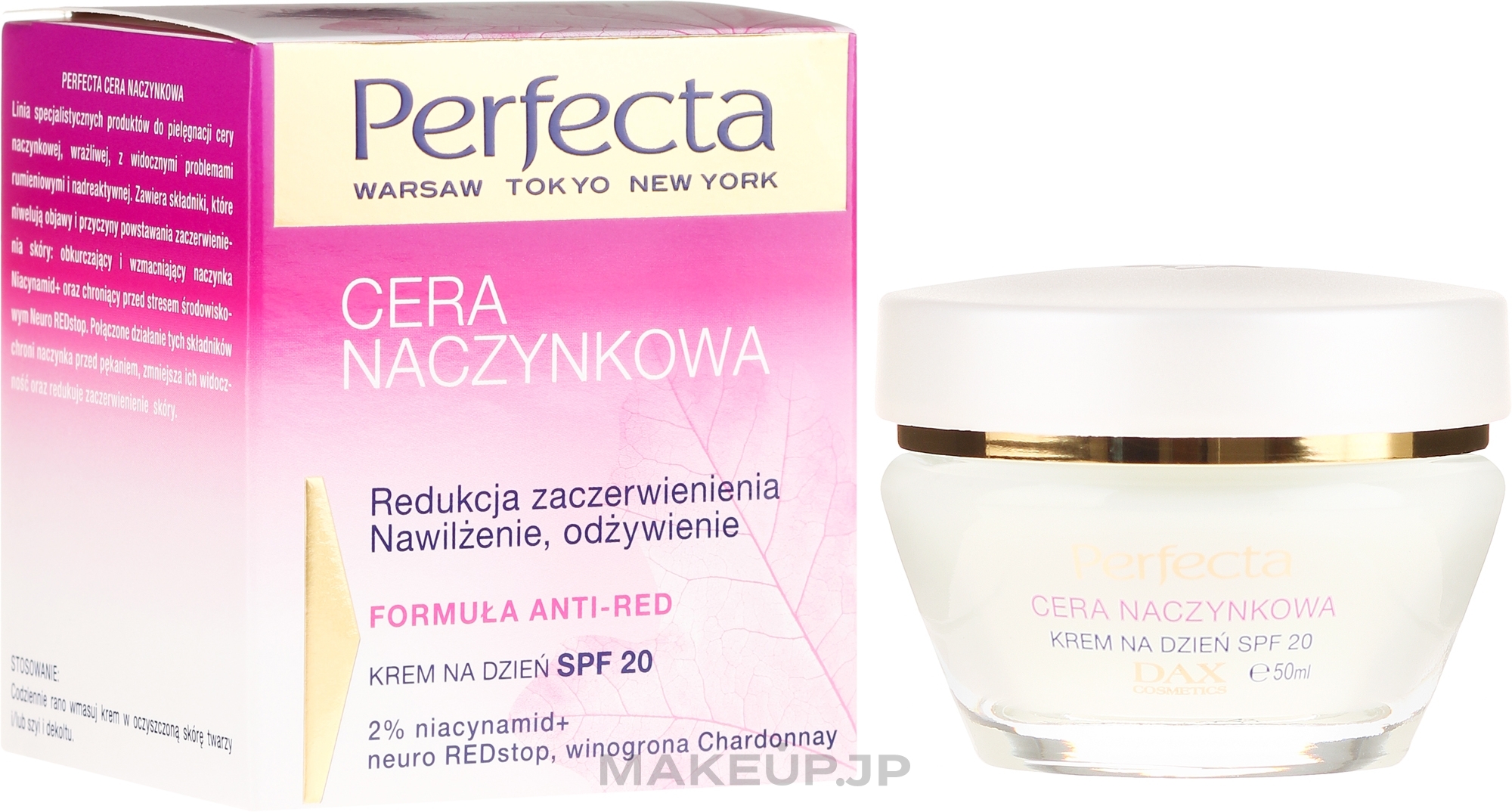 Moisturizing Day Cream SPF20 - Perfecta Cera Naczynkowa SPF20 Cream — photo 50 ml