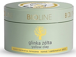 Fragrances, Perfumes, Cosmetics Yellow Face & Body Clay - Bioline Yellow Clay