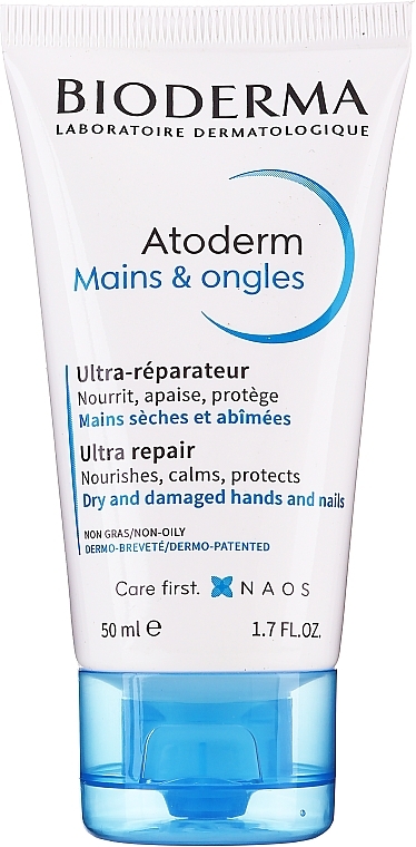 Regenerating Hand Cream - Bioderma Atoderm Mains Repairing Hand Cream — photo N1