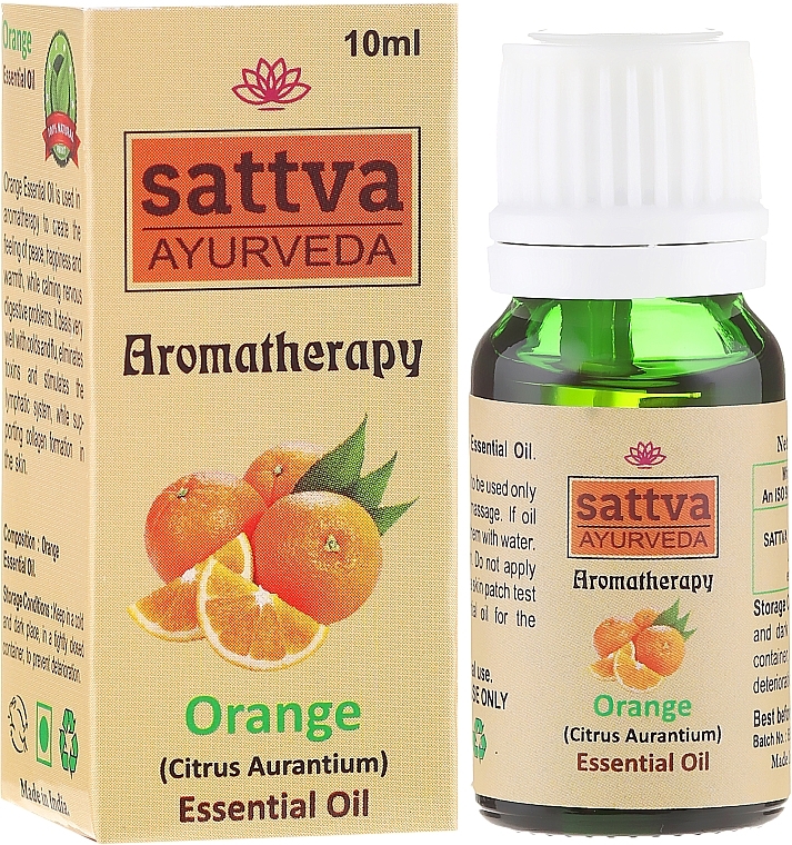 Essential Oil "Orange" - Sattva Ayurveda Orange Essential Oil — photo N1