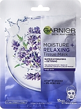 Fragrances, Perfumes, Cosmetics Face Mask - Garnier Skin Naturals Moisture + Relaxing