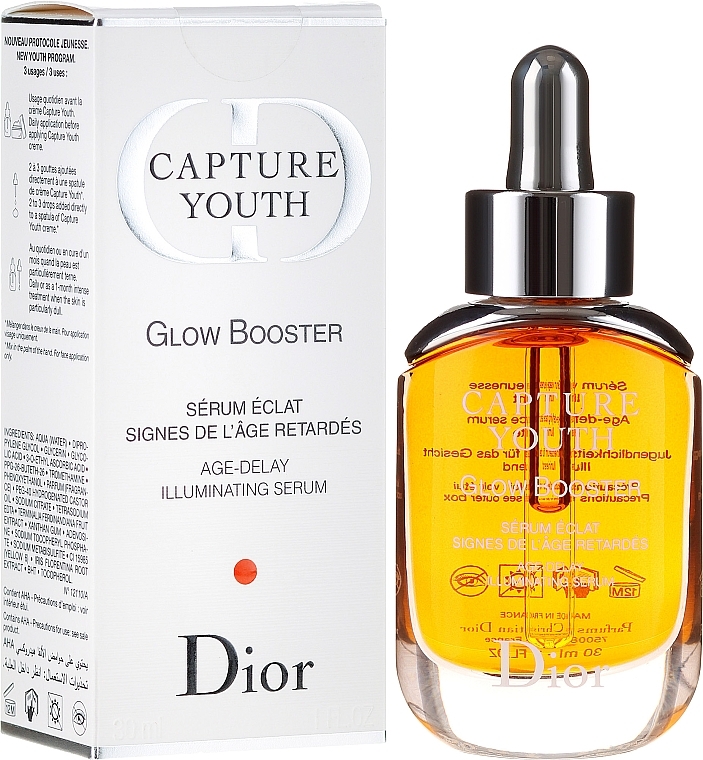 Skin Radiance Serum - Dior Capture Youth Glow Booster Age-Delay Illuminating Serum — photo N1