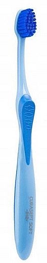 Soft Toothbrush 'Extra Soft 0.12', blue-blue - Curaprox Curasept Toothbrush — photo N1