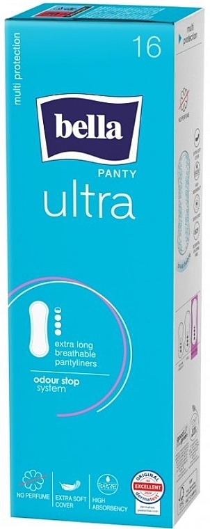 サニタリーパッド、16個 - Bella Panty Ultra Extra Long	 — photo N1