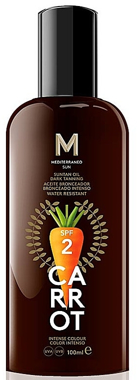 Tanning Oil - Mediterraneo Sun Suntan Oil SPF2 — photo N3