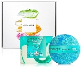 Fragrances, Perfumes, Cosmetics Holiday Gift Set - Organique Sea Essence (soap/100g + bath/bomb/170g)