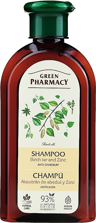 Birch Buds and Castor Oil Shampoo - Green Pharmacy — photo N1