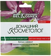 Fragrances, Perfumes, Cosmetics Non-Woven Face Mask 'Botox Effect' - BelKosmex Home Cosmetologist