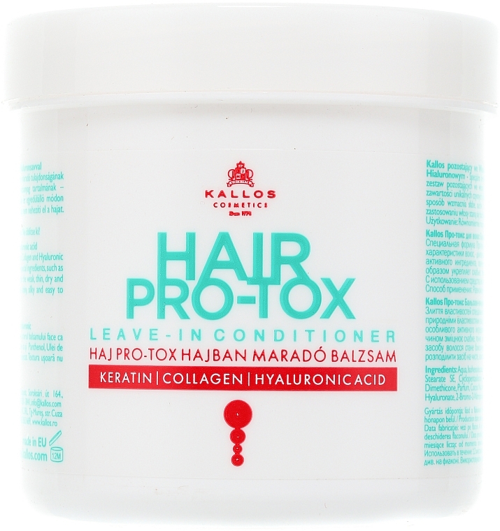 Hair Botox Conditioner - Kallos Cosmetics Hair Botox Conditioner — photo N1