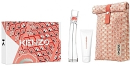 Fragrances, Perfumes, Cosmetics Kenzo Flower by Kenzo - Kit (edt/50 ml + b/lot/75 ml + bag)