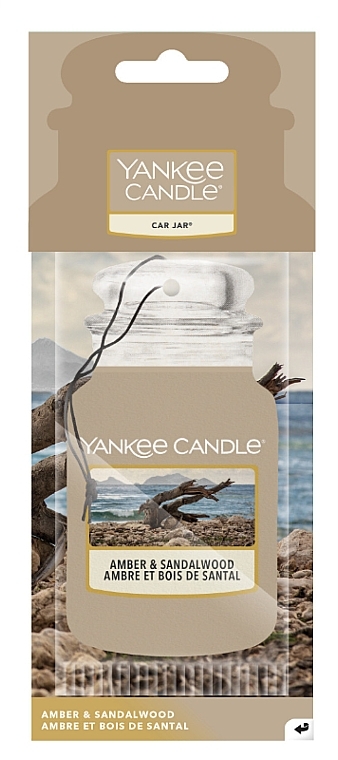 Car Perfume - Yankee Candle Car Jar Amber & Sandalwood — photo N1