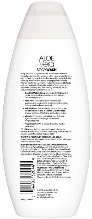 Aloe Vera Body Wash - Australian Gold Aloe Vera Body Wash — photo N2