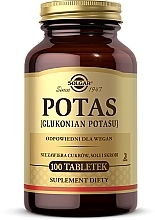 Dietary Supplement "Potassium", 90 mg - Solgar Potassium — photo N1