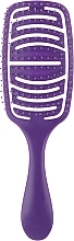 Fragrances, Perfumes, Cosmetics Flexible Blowing Rectangle Hair Drying and Styling Brush, CR-4280, violet - Christian