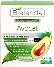 Nourishing Day & Night Face Cream - Bielenda Bouquet Nature Avocado Nourishing Day Night Cream — photo N2