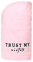 Fragrances, Perfumes, Cosmetics Cotton Hair Towel, pink - Trust My Sister