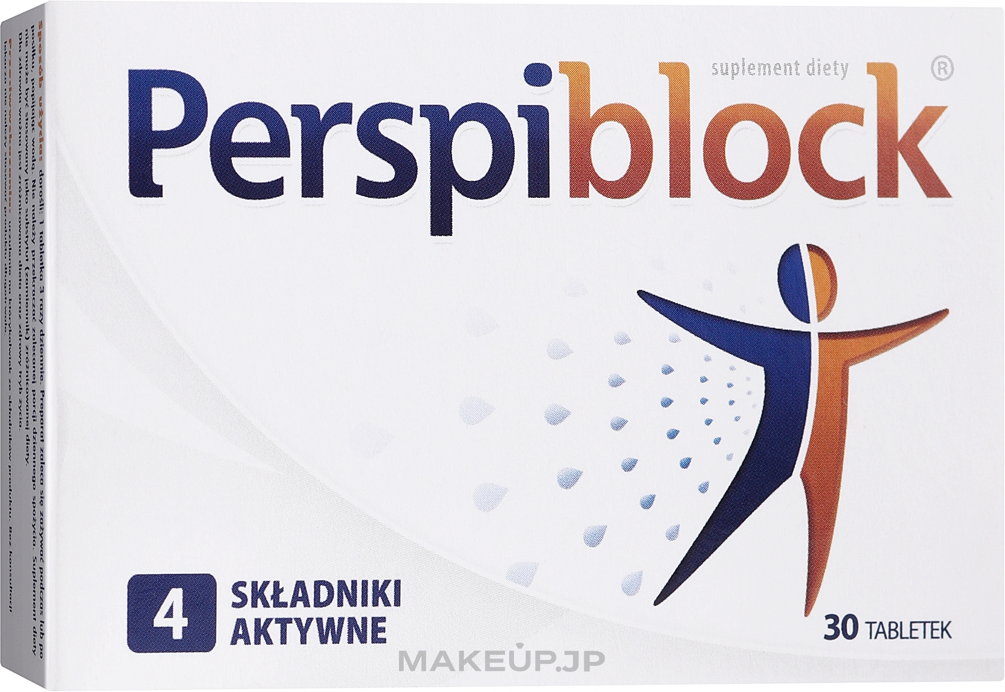 Dietary Supplement Tablets - Aflofarm Perspiblock — photo 30 szt.