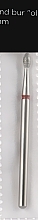 Fragrances, Perfumes, Cosmetics Diamond Nail File Drill Bit, drop, 2.3 mm, red - Head The Beauty Tools