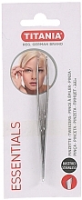 Fragrances, Perfumes, Cosmetics Slanted Tweezers, 9.5 cm, 1075/B - Titania