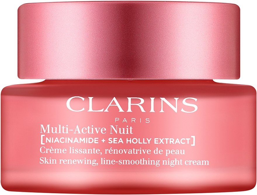 ナイトクリーム - Clarins Multi-Active Jour Niacinamide+Sea Holly Extract Glow Boosting Line-Smoothing Night Cream	 — photo N1