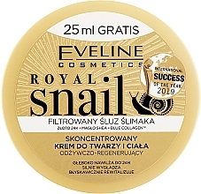 Fragrances, Perfumes, Cosmetics Face & Body Cream - Eveline Royal Snail 