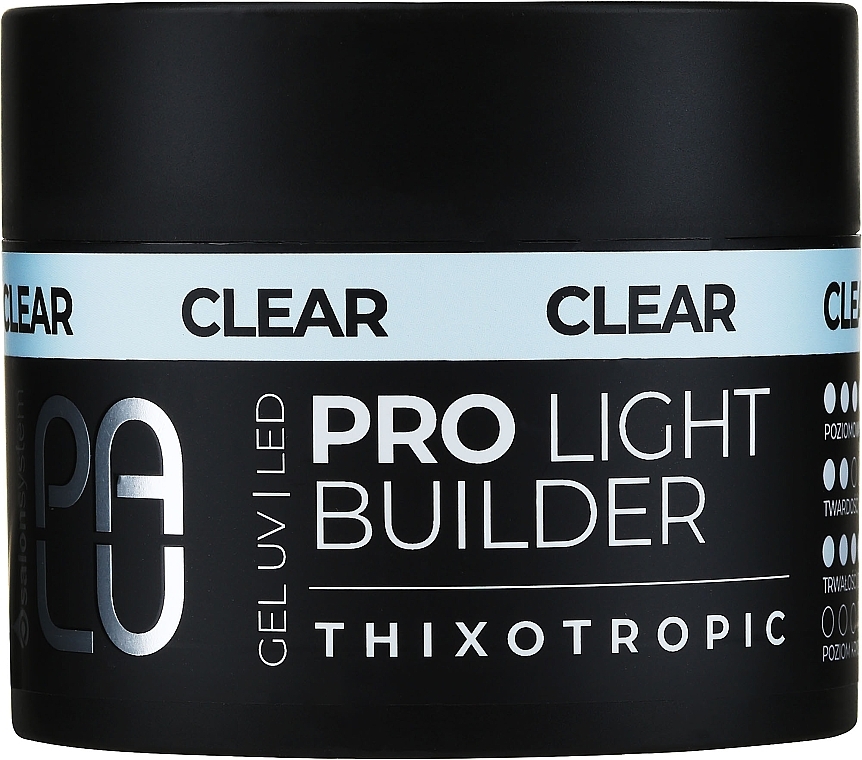 Builder Gel - Palu Pro Light Builder Gel Clear — photo N1