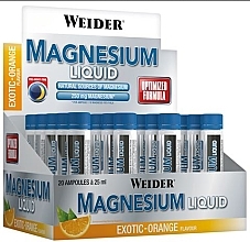 Dietary Supplement - Weider Magnesium Liquid Exotic-Orange — photo N1